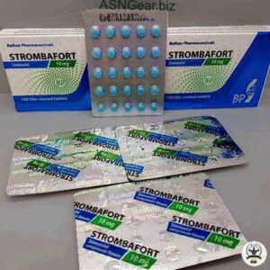 Strombafort 10 mg tablets showcasing potency and dosage