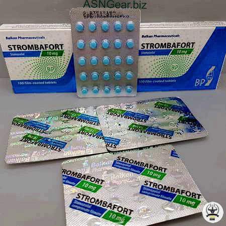 Strombafort 10 mg tablets showcasing potency and dosage