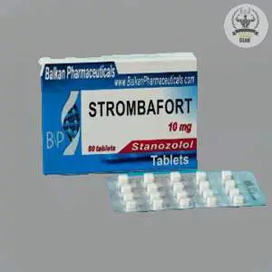 Strombafort 10 mg tablets showcasing potency and dosage