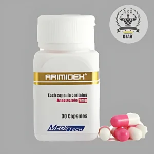 Close-Up Of Arimidex 1 Mg Tablets With A Measuring Cup, Highlighting Proper Dosage For Bodybuilding Cycles. Emphasizes Arimidex'S Role In Managing Estrogen Levels For Optimal Muscle Definition.