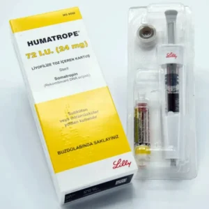 Precision engineered Humatrope HGH Pen by Lilly, 24 mg/72 iu, ensuring accurate dosing for growth hormone therapy. Trusted quality and ease of use.